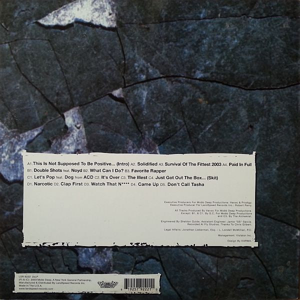 Mobb Deep : Free Agents - Volume One (2xLP, Album)