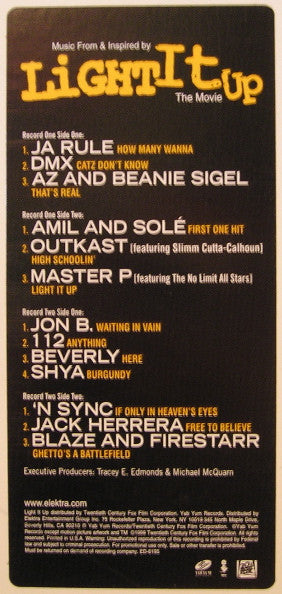 Various : Music From & Inspired By Light It Up The Movie (2xLP, Comp, Promo, Cle)