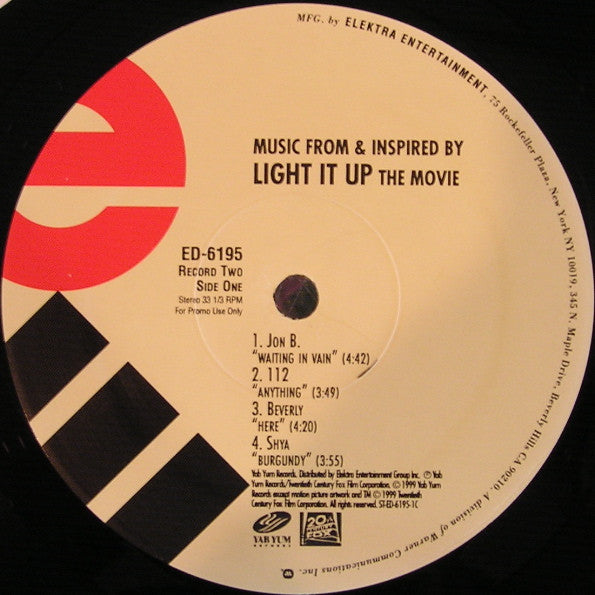 Various : Music From & Inspired By Light It Up The Movie (2xLP, Comp, Promo, Cle)