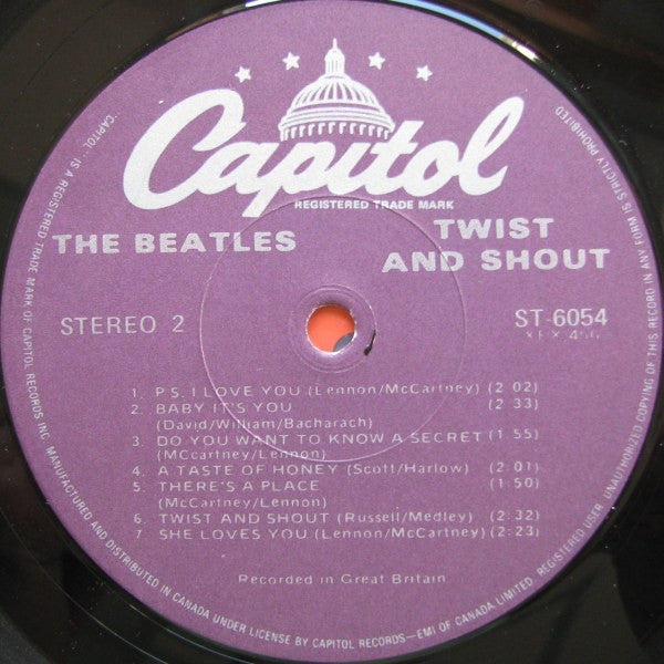The Beatles : Twist And Shout (LP, Album, Comp, RE, 3rd)