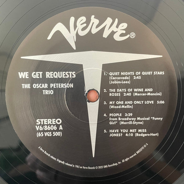 The Oscar Peterson Trio : We Get Requests (LP, Album, RE, 180)