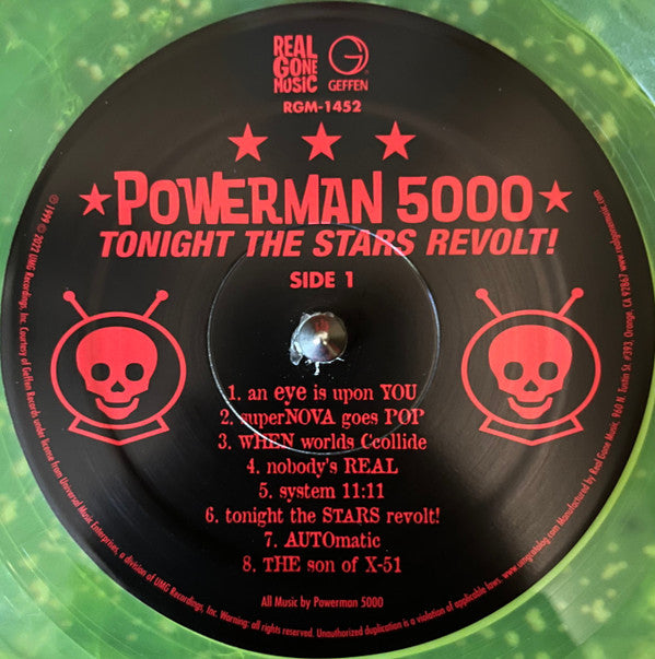 Powerman 5000 : Tonight The Stars Revolt! (LP, Album, RE, Cok)
