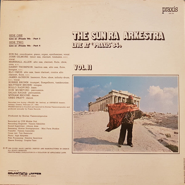 The Sun Ra Arkestra : Live At "Praxis ´84" Vol.II (LP, Album)
