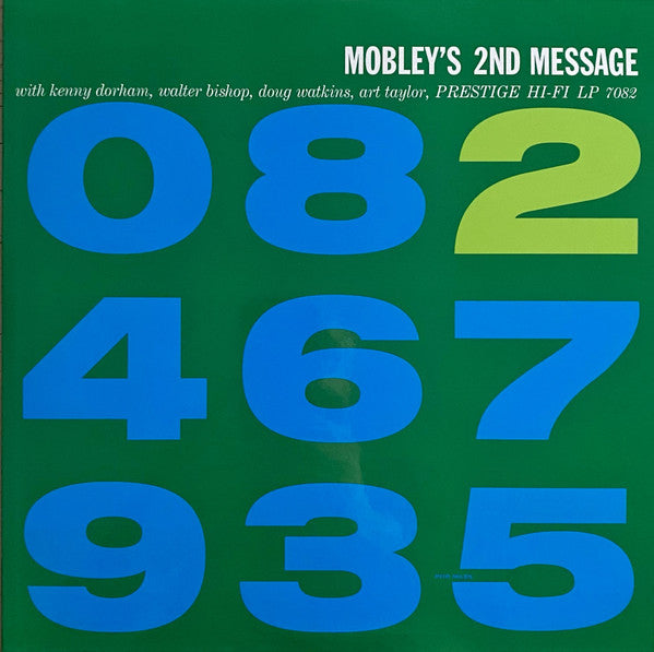 The Hank Mobley Quintet : Mobley's 2nd Message (LP, Album, Mono, Ltd, RE, RP, 180)