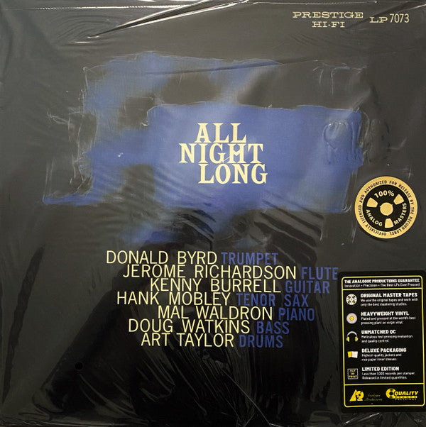 The Prestige All Stars : All Night Long (LP, Album, Mono, Ltd, RE, RP, 180)