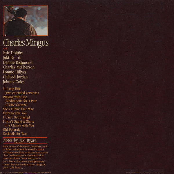 Charles Mingus With Eric Dolphy And Jaki Byard : Portrait (2xLP, Comp, RM, Gat)