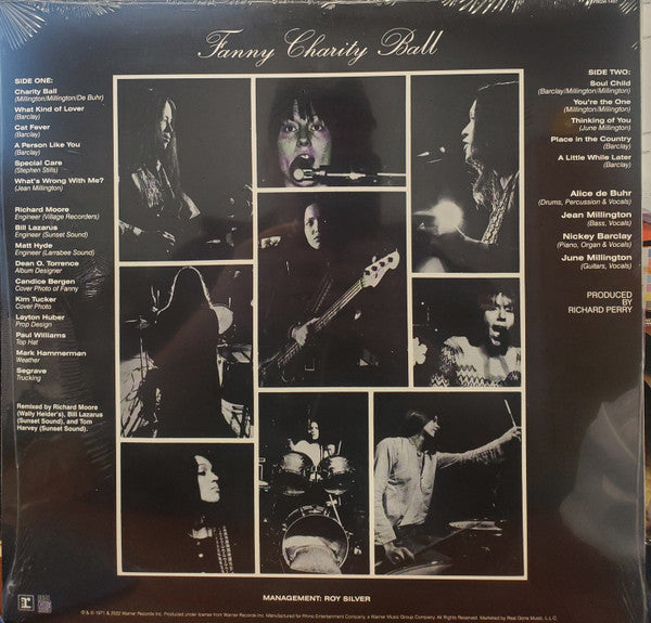Fanny (2) : Charity Ball (LP, Album, Ltd, RE, Red)