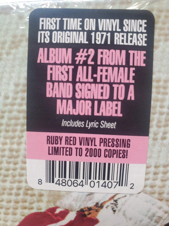 Fanny (2) : Charity Ball (LP, Album, Ltd, RE, Red)