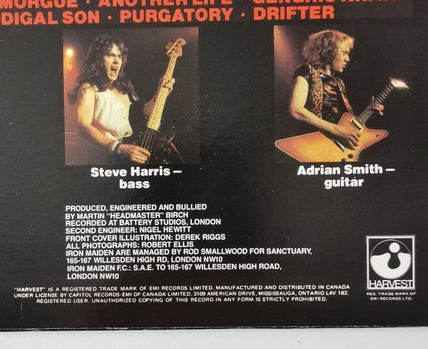 Iron Maiden : Killers (LP, Album)