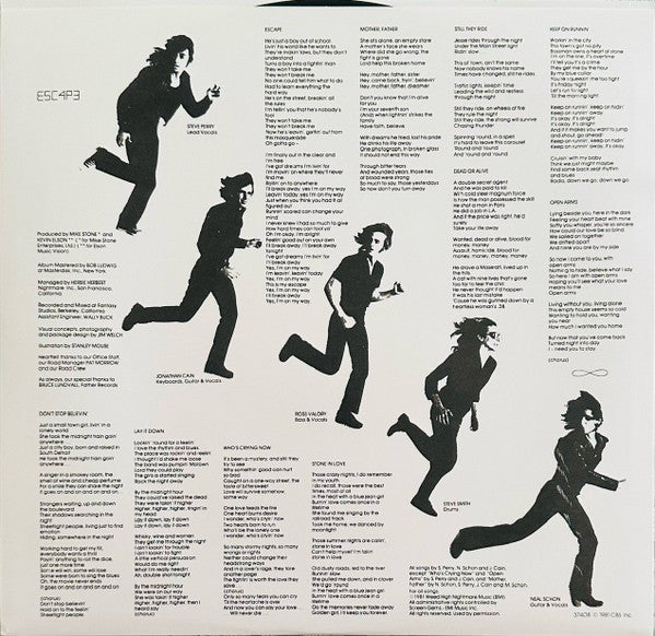 Journey : Escape (LP, Album, RE, RM, S/Edition, 40t)