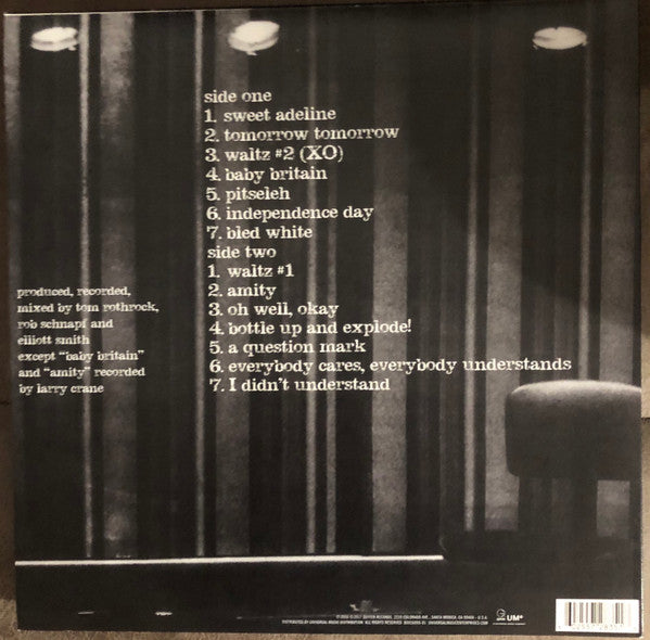 Elliott Smith : XO (LP, Album, RE, RP)