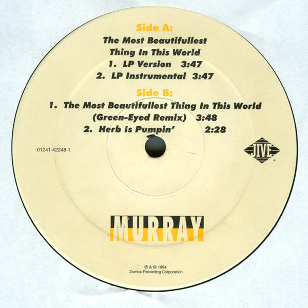 Keith Murray : The Most Beautifullest Thing In This World (12")