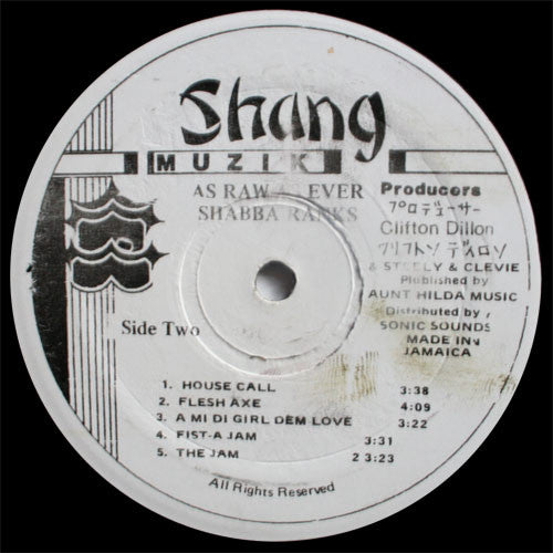 Shabba Ranks : As Raw As Ever (LP, Album)