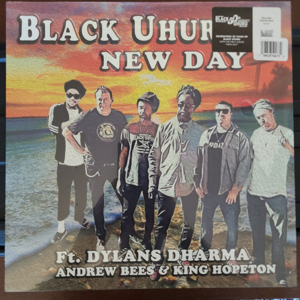 Black Uhuru Ft. Dylan's Dharma, Andrew Bees & King Hopeton : New Day (LP, Red)