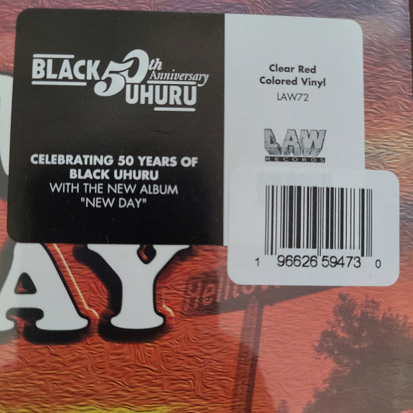 Black Uhuru Ft. Dylan's Dharma, Andrew Bees & King Hopeton : New Day (LP, Red)