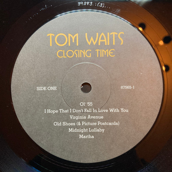 Tom Waits : Closing Time (LP, Album, RE, RM, Fur)