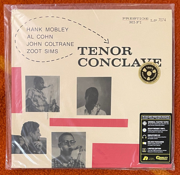 Hank Mobley / Al Cohn / John Coltrane / Zoot Sims : Tenor Conclave (LP, Album, Mono, RE, RM, 180)
