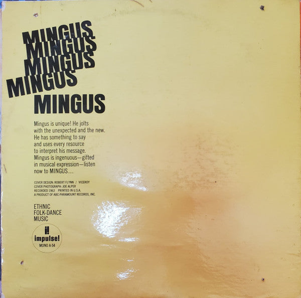 Charles Mingus : Mingus Mingus Mingus Mingus Mingus (LP, Album, Mono, Gat)