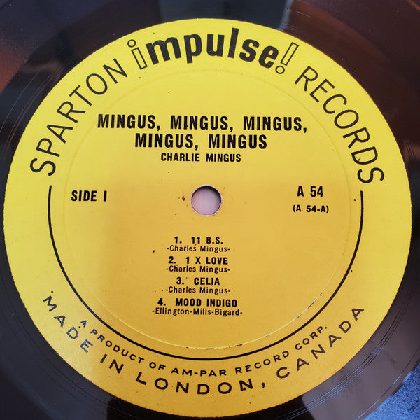 Charles Mingus : Mingus Mingus Mingus Mingus Mingus (LP, Album, Mono, Gat)