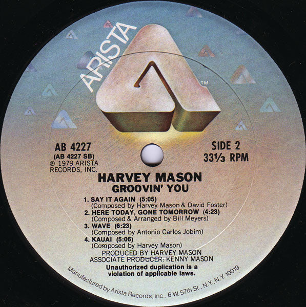 Harvey Mason : Groovin' You (LP, Album)