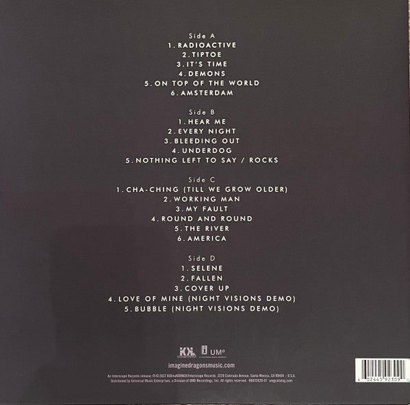 Imagine Dragons : Night Visions (2xLP, Album, Ltd, RE, 10t)