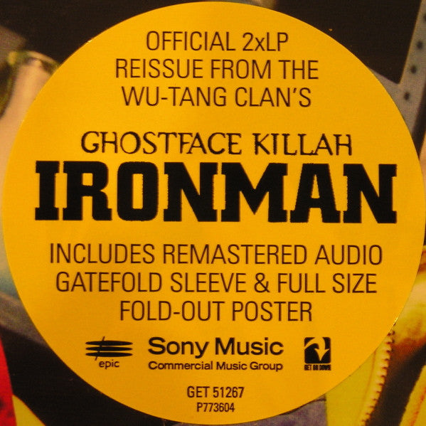 Ghostface Killah : Ironman (2xLP, Album, RE, RM, Gat)