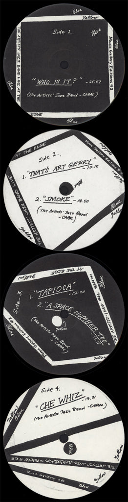 The Artists' Jazz Band : Live At The Edge (2xLP, Album)