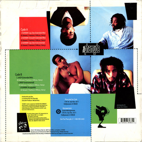 The Pharcyde : Runnin' (12", Single, RP)