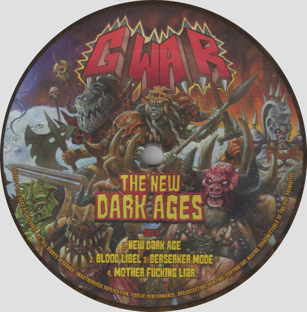 Gwar : The New Dark Ages (2xLP, Album, Gol)