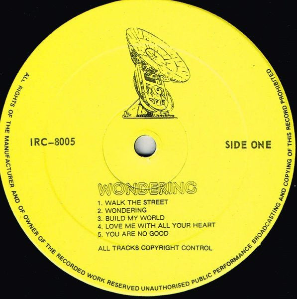 Johnny Clarke : Wondering (LP, Album)