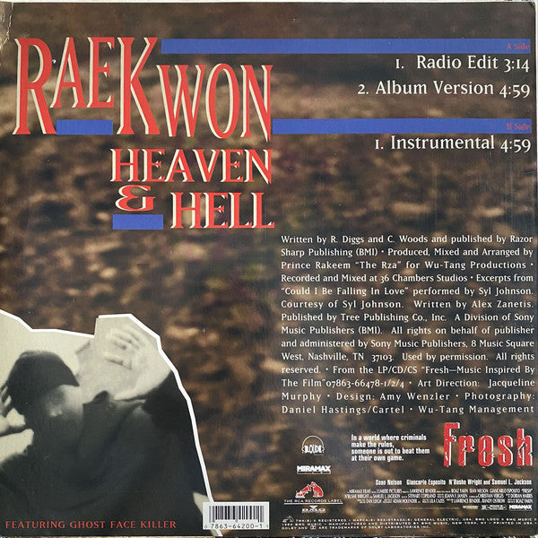 Raekwon Featuring Ghostface Killah : Heaven & Hell (12")