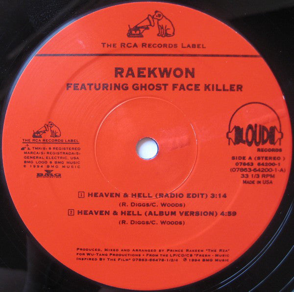 Raekwon Featuring Ghostface Killah : Heaven & Hell (12")