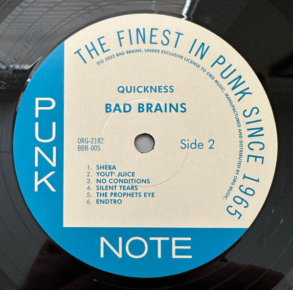 Bad Brains : Quickness (LP, Album, RE, RM)