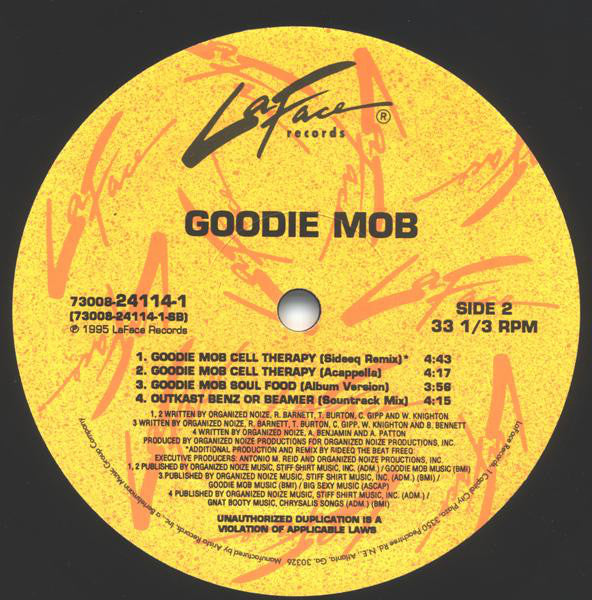 Goodie Mob / OutKast : Cell Therapy (12")