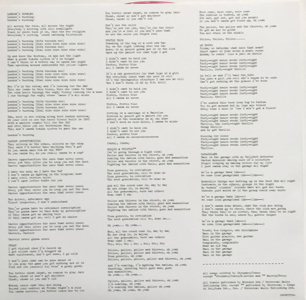 The Clash : The Clash (LP, Album, Ltd, RE, Pin)