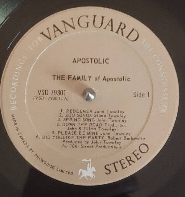 The Family Of Apostolic : The Family Of Apostolic (2xLP, Album)