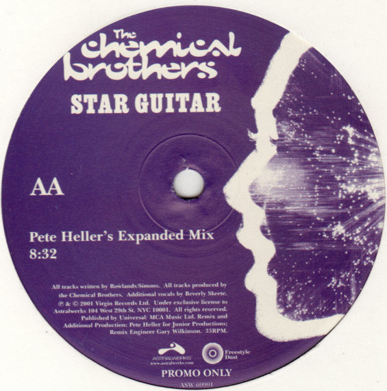The Chemical Brothers : Star Guitar (12", Promo)