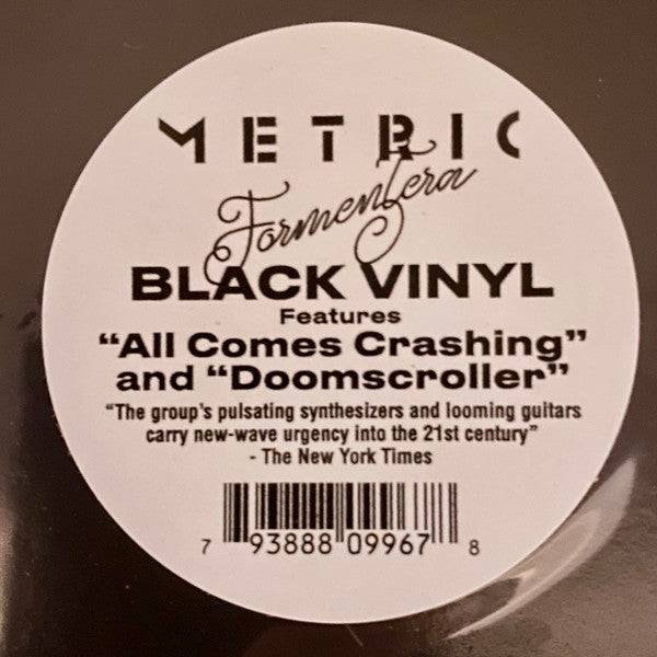 Metric : Formentera (LP, Album)