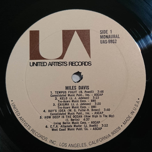 Miles Davis : Miles Davis (2xLP, Comp, Mono)