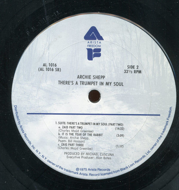 Archie Shepp : There's A Trumpet In My Soul (LP, Album)