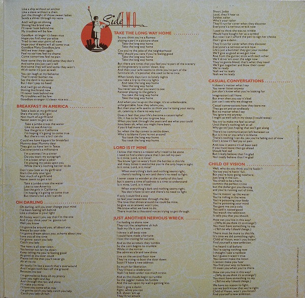 Supertramp : Breakfast In America (LP, Album, RE, RM, Gat)