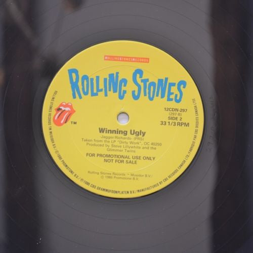 The Rolling Stones : Winning Ugly (12", Promo)