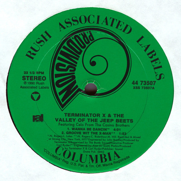 Terminator X : Wanna Be Dancin' (12", Single)