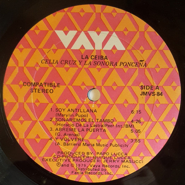 Celia Cruz Y La Sonora Ponceña : La Ceiba (LP, Album)