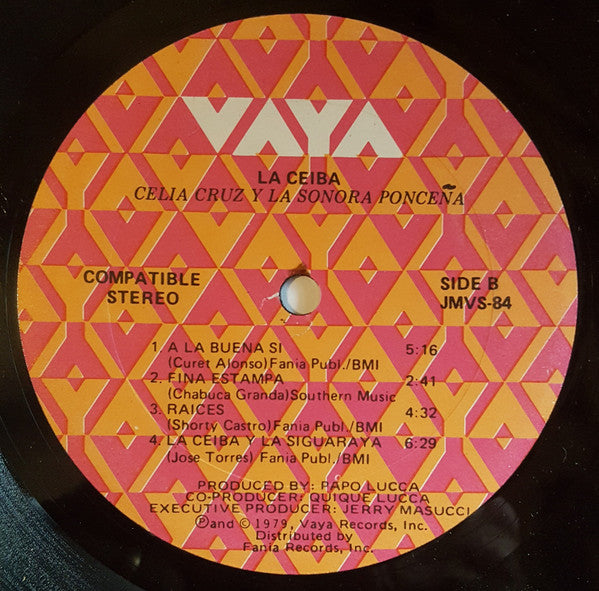 Celia Cruz Y La Sonora Ponceña : La Ceiba (LP, Album)