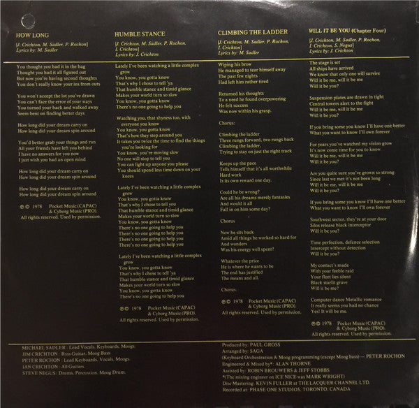 Saga (3) : Saga (LP, Album, RE, Par)