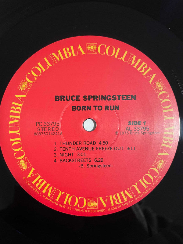 Bruce Springsteen : Born To Run (LP, Album, RE, RM, RP, Gat)