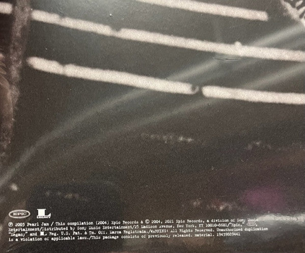 Pearl Jam : Rearviewmirror (Greatest Hits 1991-2003: Volume 2) (2xLP, Comp, RE)