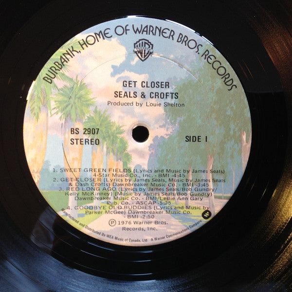 Seals & Crofts : Get Closer (LP, Album)