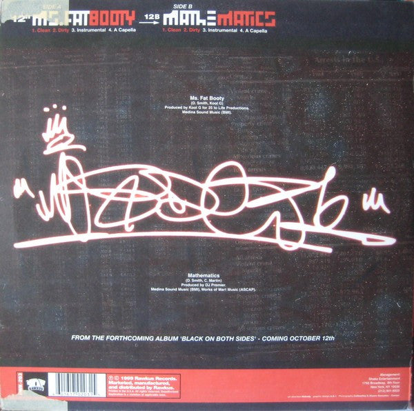 Mos Def : Ms. Fat Booty / Mathematics (12")